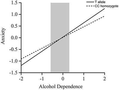 The Interaction Between POMC rs2071345 Polymorphism and Alcohol Dependence in Anxiety Symptoms Among Chinese Male Problem Drinkers